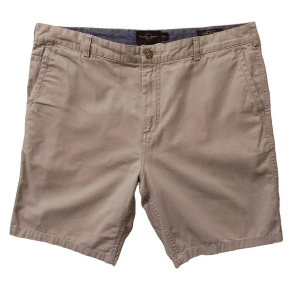 Black Brown 1826 Shorts Mens Sz 36W Tan Chino Classic Fit Coupe Classique Golf